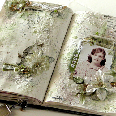 Altered Book Page