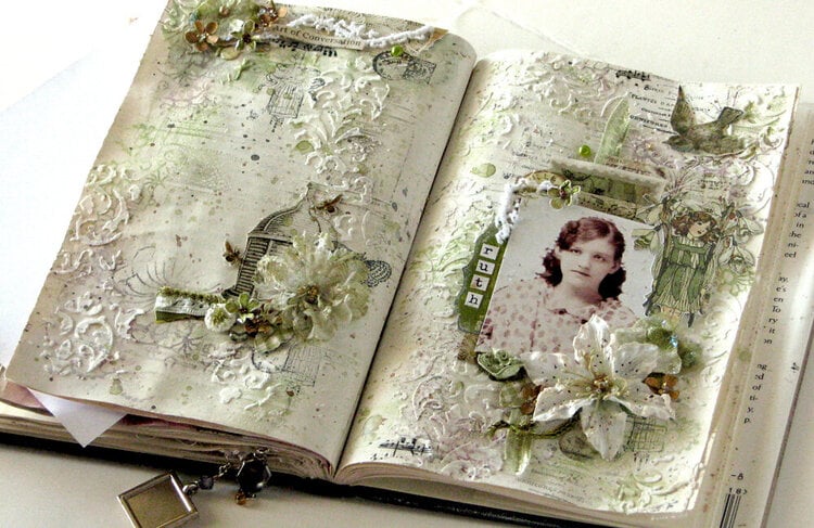 Altered Book Page