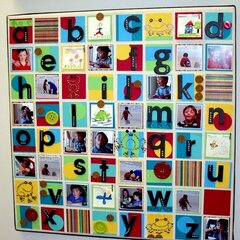 Large Alphabet Canvas Art