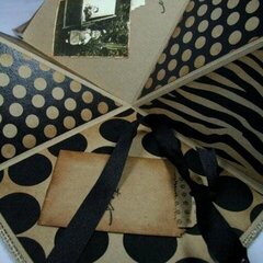 Kraft & Black FoldOut Book Open