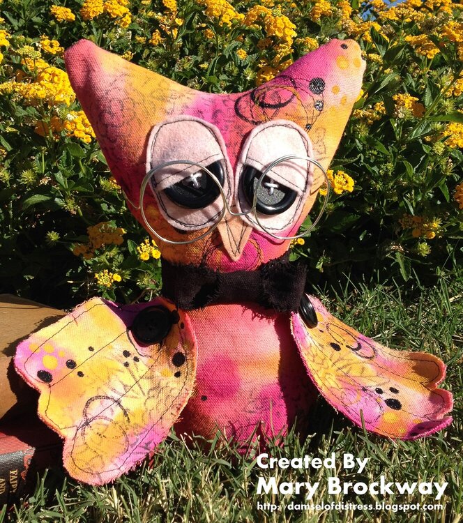 Owl Art Doll
