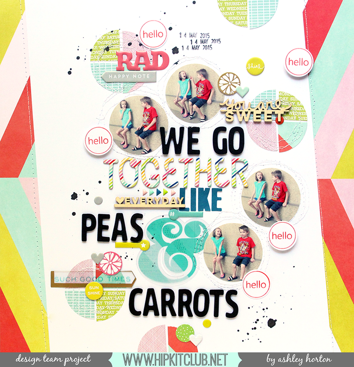 We Go Together Like Peas &amp; Carrots