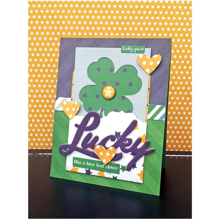 Lucky Life a Four Leaf Clover