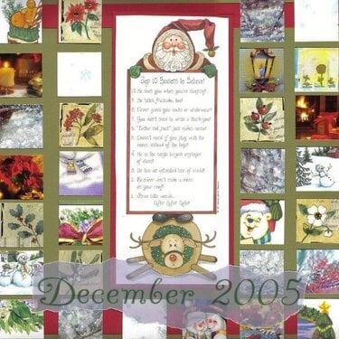 Christmas Card Page