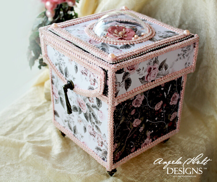 Rose Quartz Card/decorative storage box