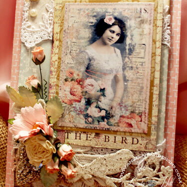 Vintage Lady Card