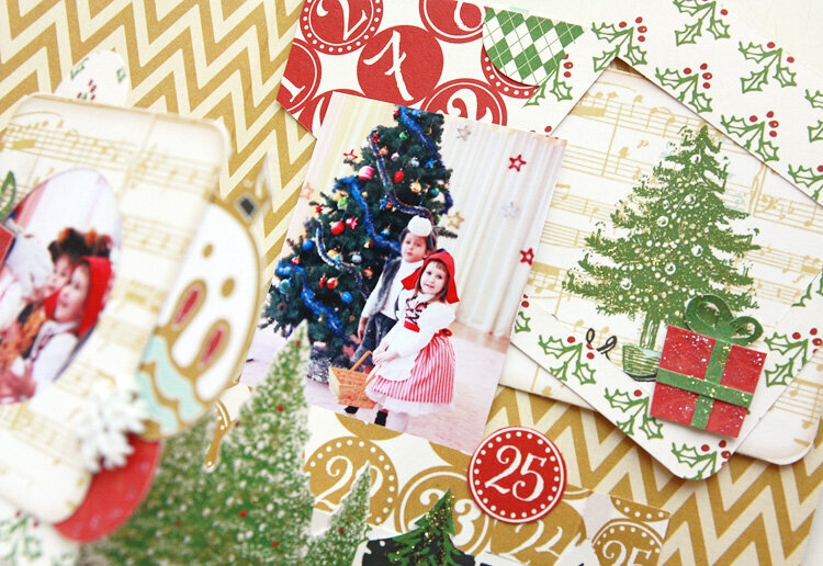 Christmas pop up scrapbook