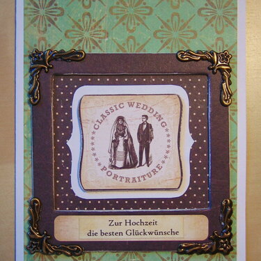 card for the wedding