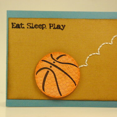 Eat Sleep Play Card