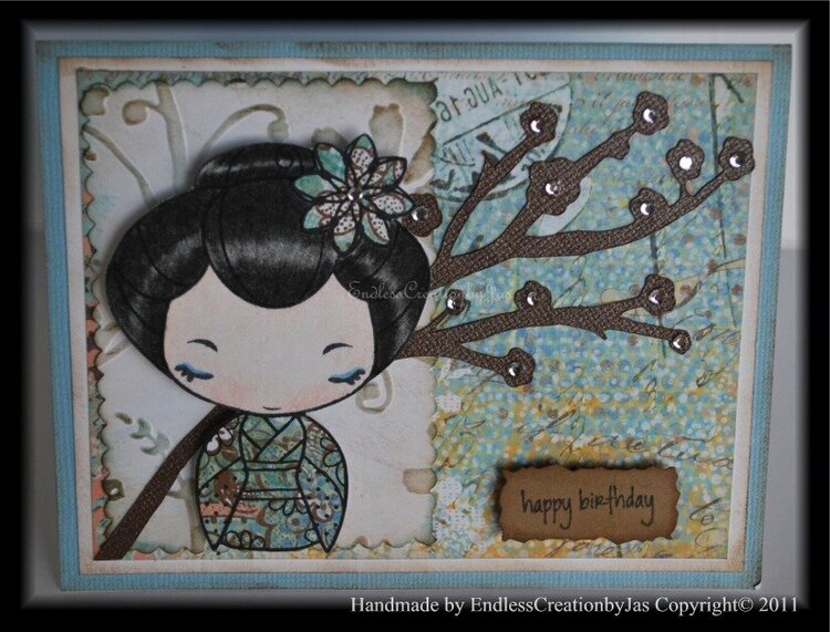 Geisha Anya - Happy Birthday Card