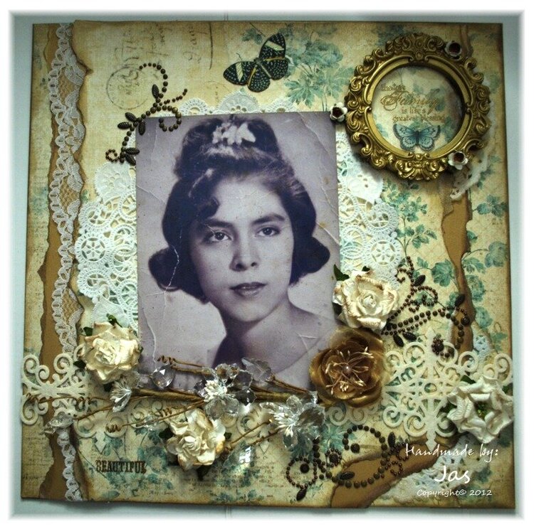 A Mother&#039;s Day Vintage Layout