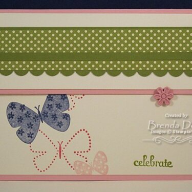 Flight of the Butterfly Accordion Card