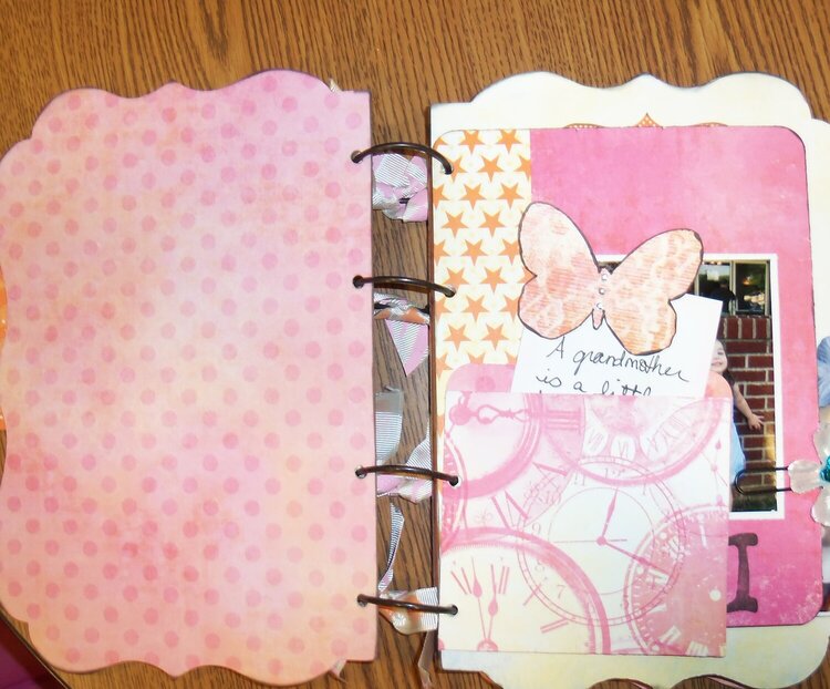 Pocket page in Mother&#039;s Day Album