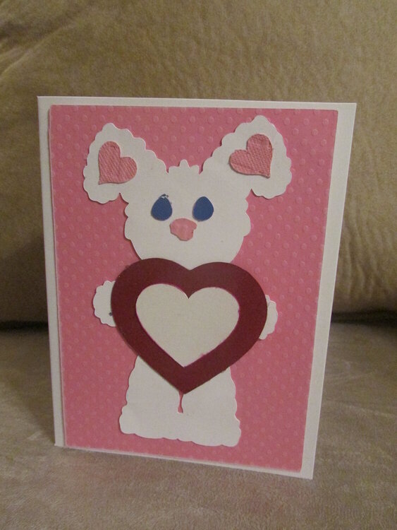 Bunny Easter card