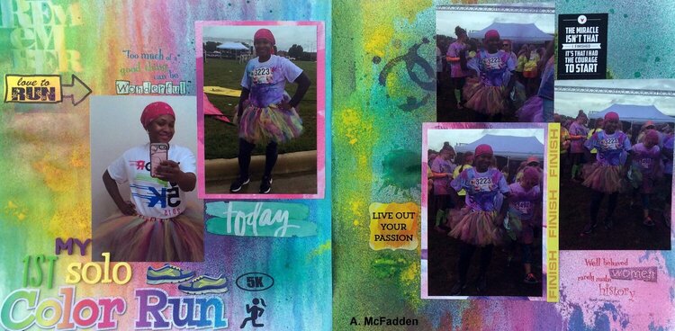 My 1st solo Color Run