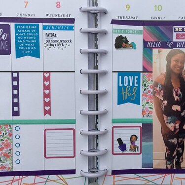 Planner Spread 6 May-12 May 2019
