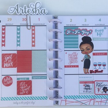 Planner Spread 29 April-5 May 2019