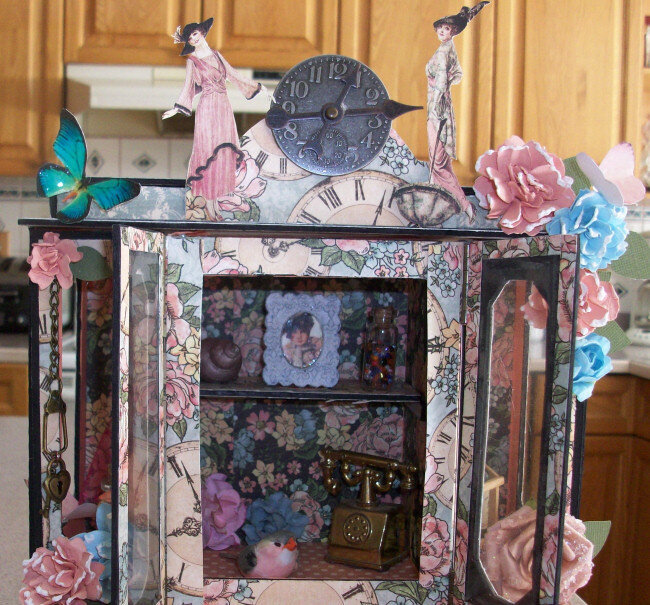 A Ladies Diary Curio Cabinet