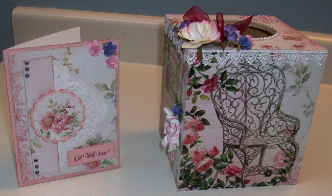 Tissue Box &amp; Get Well Card