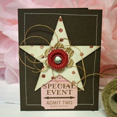 Special event card *CupCards{to go} January kit*