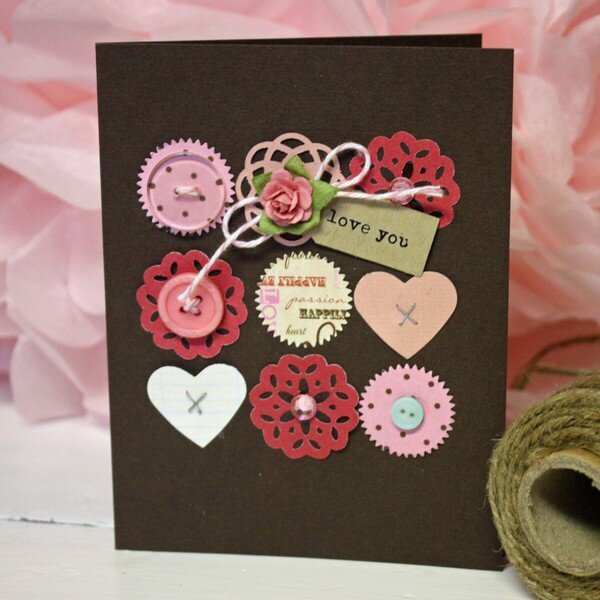 Love you card *CupCards{to go} January*