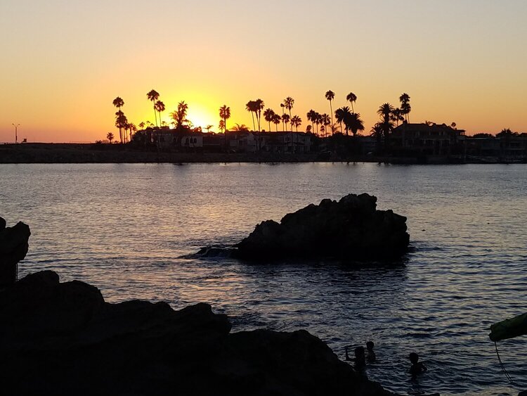 Sunset at Newport Beach, CA 2016