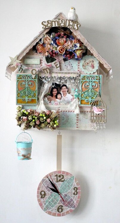 Bird House Clock