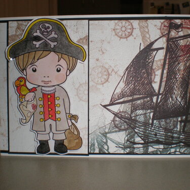 Pirate Luka with Ship