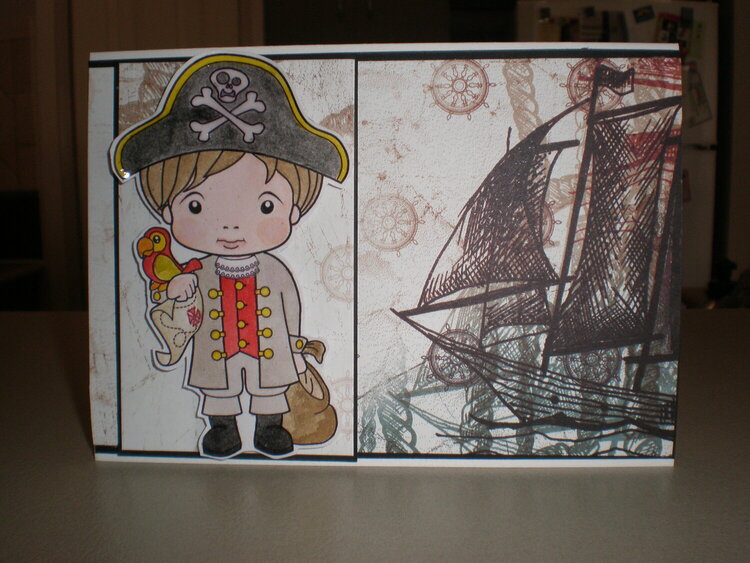 Pirate Luka with Ship