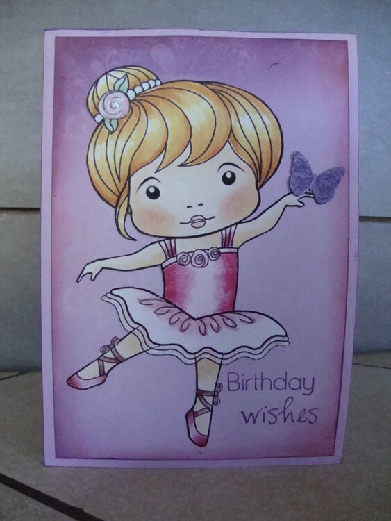 Birthday Wishes - Ballerina Marci