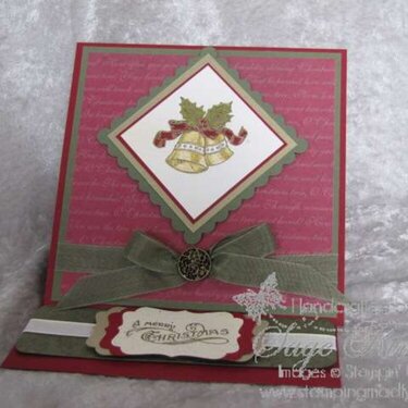 Vintage Christmas Easel Card