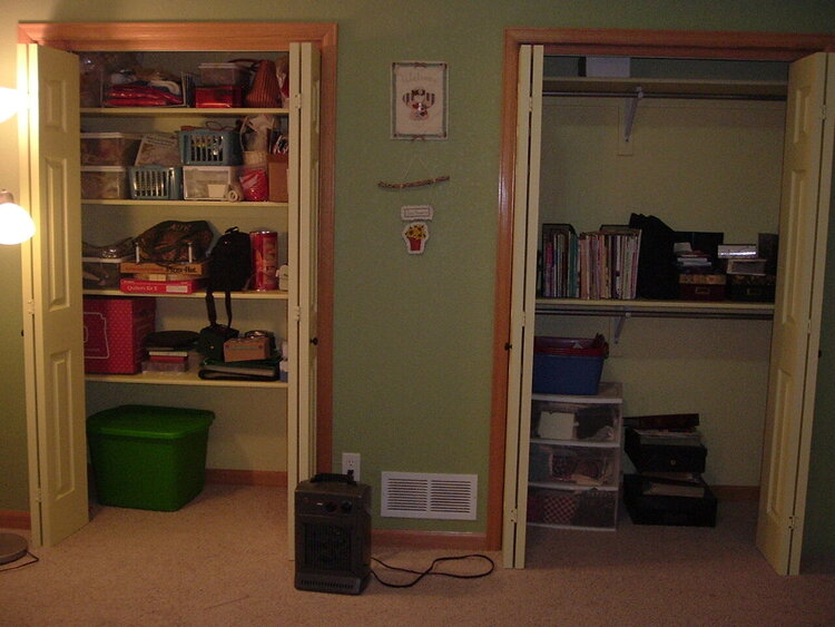 Closet Doors, Open