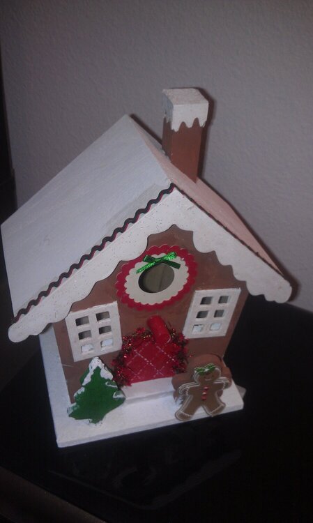Christmas birdhouse