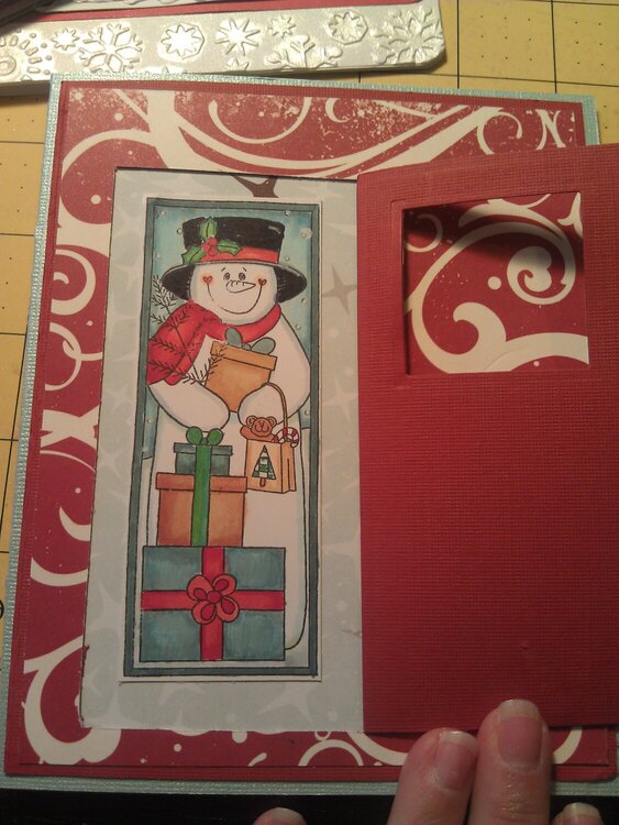 Snowman Christmas Card