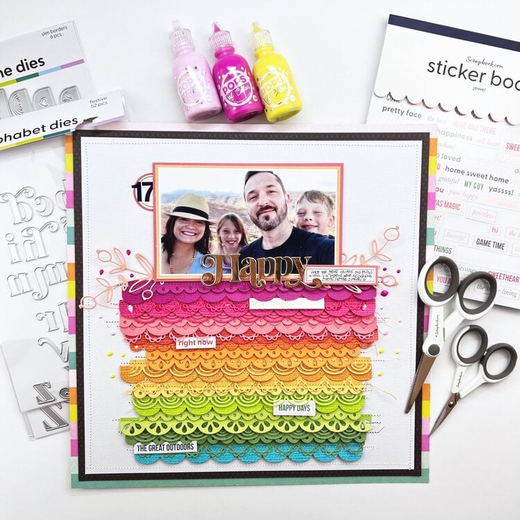 Scrapbook.com Exclusive Products Layout