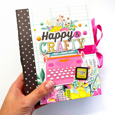 'Happy & Crafty' Mini Album for Designer Day 2022