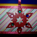 snowflake ornament card