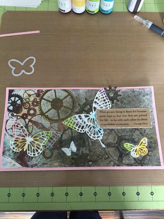 My First Mixed media-ish Project