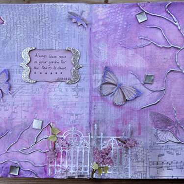 Fairy Garden - Art Journal