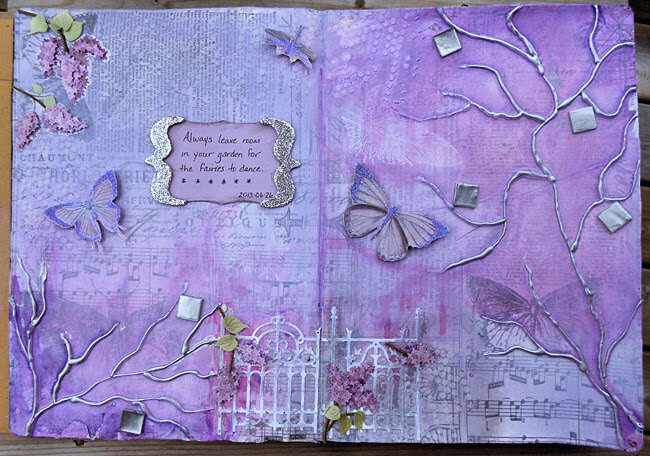 Fairy Garden - Art Journal