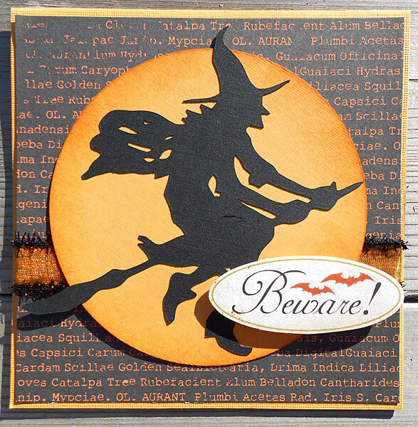 Wicked Witch Halloween Card