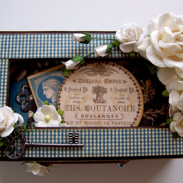 French Country Matchbook Box w/ Mini Album