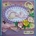 baby girl card