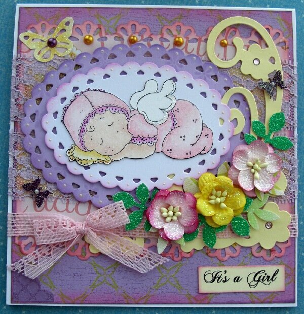 baby girl card
