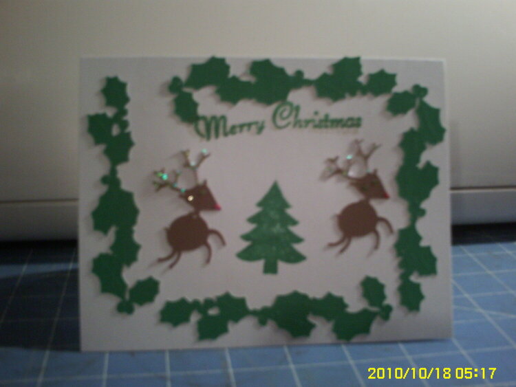 Reindeer Card