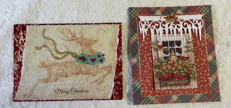 Christmas Cards from scraps