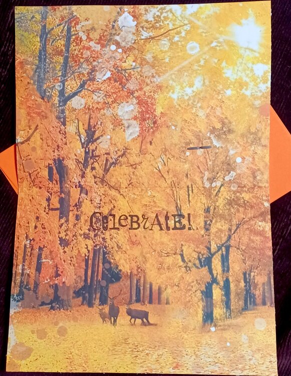 Autumn Birthday Card