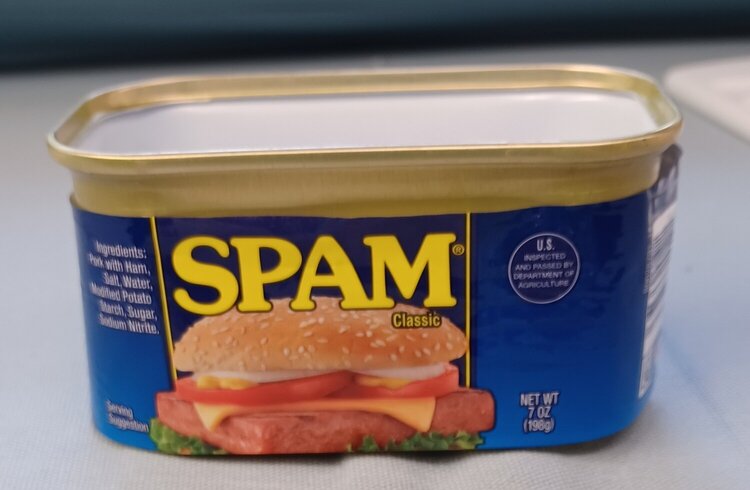 Upcycled Spam Can