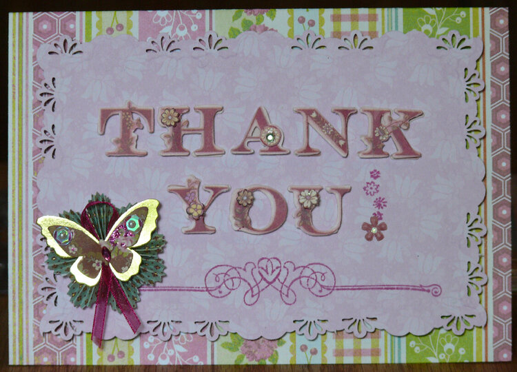 Thank you card