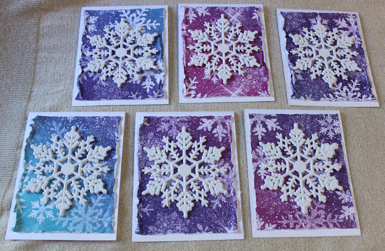 Snowflake Christmas Cards